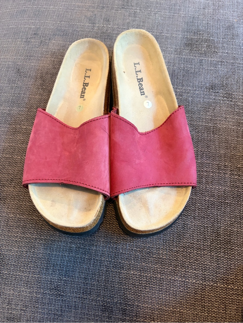 L.L. Bean Women's Raspberry Slide Mules